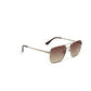 French Connection Mens Full Frame Non Polarized Rectangular Sunglasses - FC7608 C2