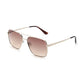 French Connection Mens Full Frame Non Polarized Rectangular Sunglasses - FC7608 C2