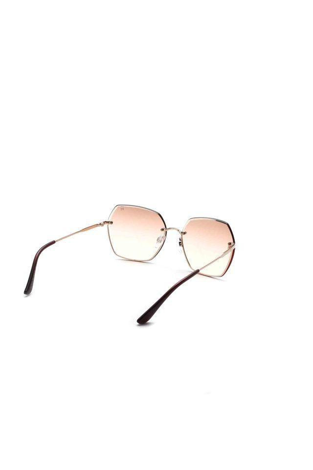 FCUK Womens Full Frame Non Polarized Rectangular Sunglasses - FC7610 C3 60 S