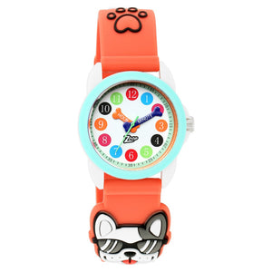 Zoop By Titan Quartz Analog White Dial PU Strap Watch for Kids 26016PP03 - KRISHNA WATCH COMPANY