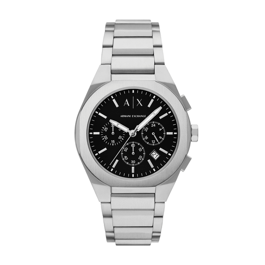 ARMANI EXCHANGE Men Black Dial Round Analog Watch - AX4186