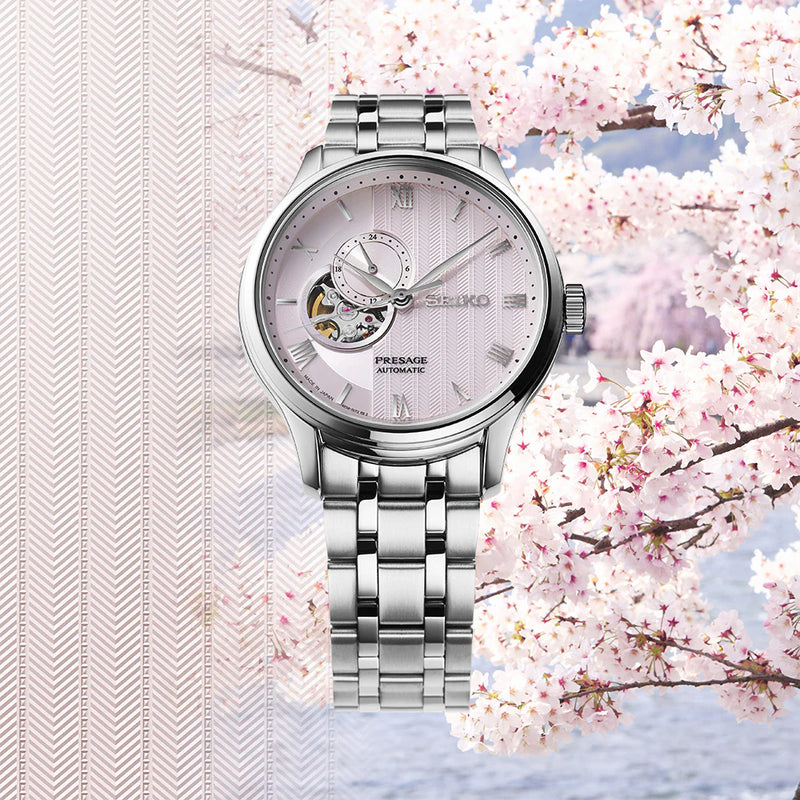 Seiko Presage Zen Garden – Kyoto Cherry Blossom - SSA465J1 - KRISHNA WATCH COMPANY