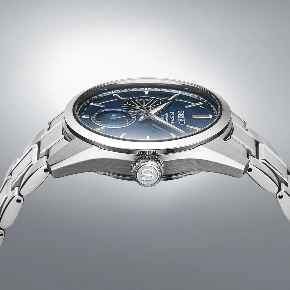 SEIKO Presage Ao Sharp-Edged Open Heart - SPB417J1 - KRISHNA WATCH COMPANY