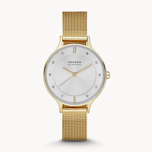 Anita Lille Gold-Tone Steel Mesh Watch SKW2150k - KRISHNA WATCH COMPANY