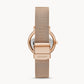 Signatur Lille Two-Hand Rose-Tone Steel Mesh Watch SKW2837