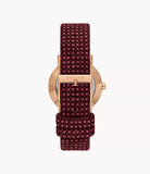 Kuppel Lille Two-Hand Sub-Second Pink Kvadrat Wool Watch SKW3104