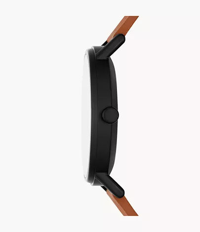 Kuppel Two-Hand Sub-Second Brown Leather Watch SKW6889