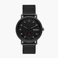 Kuppel Two-Hand Sub-Second Black Stainless Steel Mesh Watch SKW6892