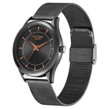 Sonata Poze by Sonata Quartz Analog Grey Dial Stainless Steel Strap Watch for Men SP70020QM03