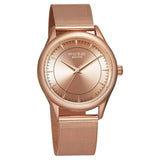 Poze by Sonata Quartz Analog Rose Gold Dial Stainless Steel Strap Watch for Men SP70020WM01W