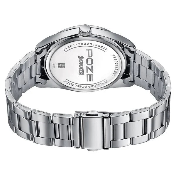 Poze By Sonata Quartz Analog Watch For Men - SP70033SM09W
