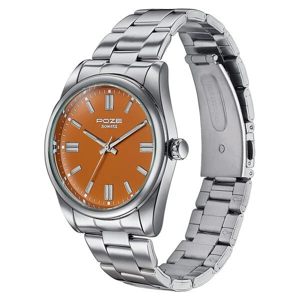 Poze By Sonata Quartz Analog Watch For Men - SP70033SM10W