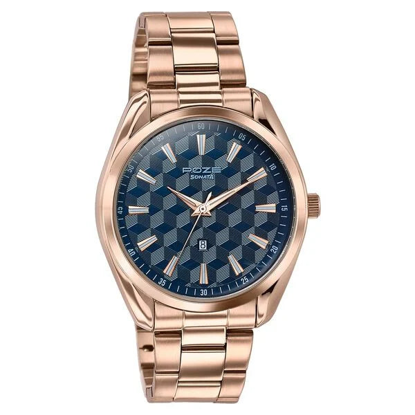 Sonata Poze Quartz Analog Watch For Men sp70066wm01