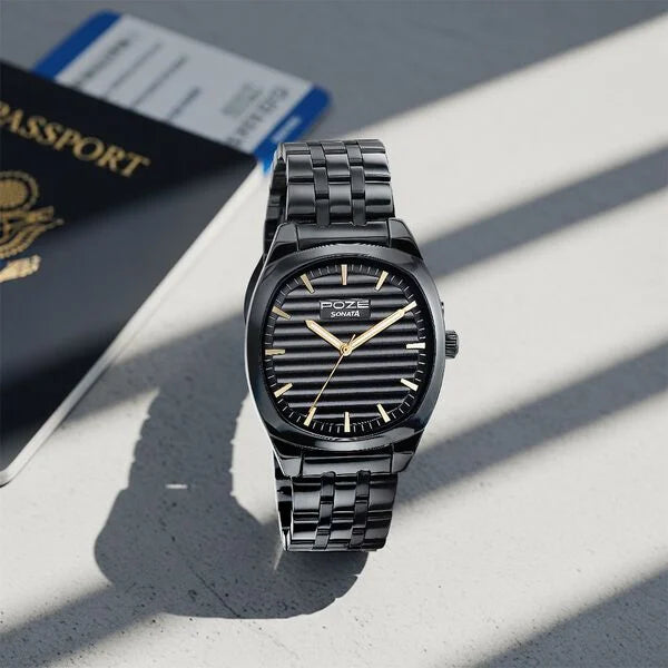 Poze By Sonata Quartz Analog Watch For Men sp70094nm01w