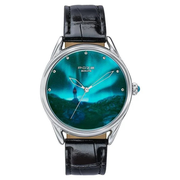 Poze By Sonata Quartz Analog Watch For Men sp70100sl02w - KRISHNA WATCH COMPANY