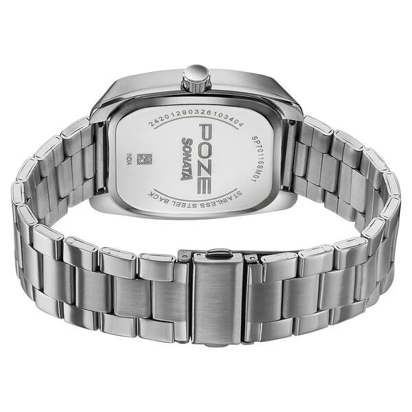 Poze By Sonata Quartz Analog Watch For Men - SP70116SM01W