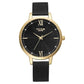 Sonata Poze by Sonata Quartz Analog Black Dial Stainless Steel Strap Watch for Women SP80019KM01W