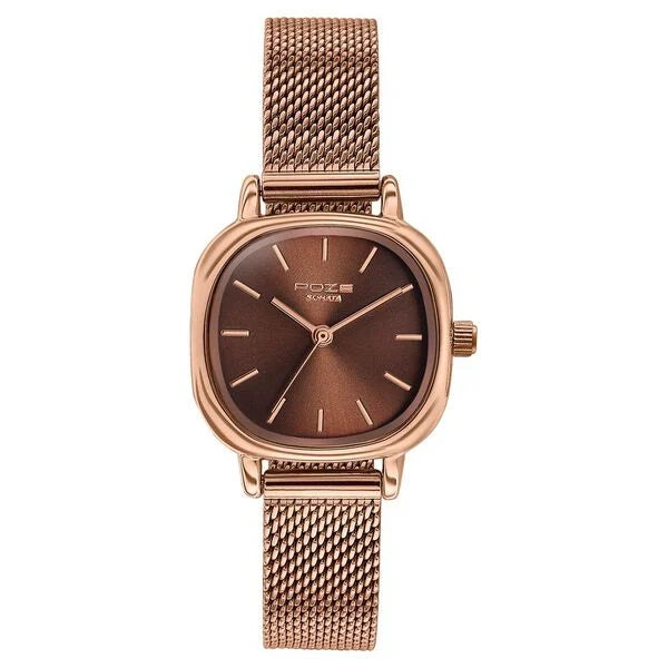 Poze By Sonata Quartz Analog Watch For Women sp80024wm02w