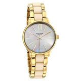 Poze By Sonata Quartz Analog Metal And Acetate link Strap Watch For Women SP80051KM05W