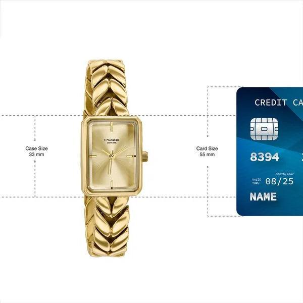 Poze By Sonata Quartz Analog Watch For Women - SP80142YM01W