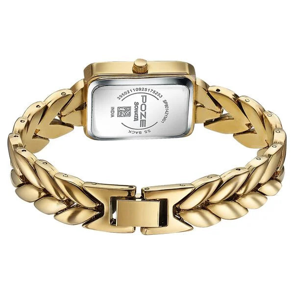 Poze By Sonata Quartz Analog Watch For Women - SP80142YM01W