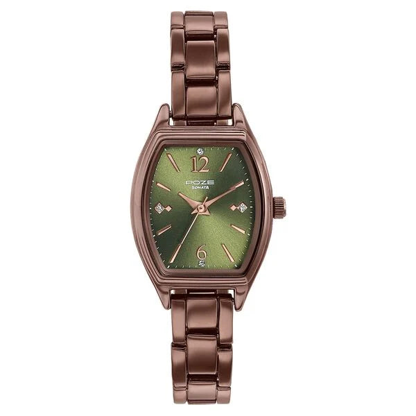 Poze By Sonata Quartz Analog Watch For Women SP80166QM01W - KRISHNA WATCH COMPANY