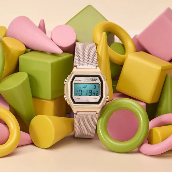 Poze By Sonata Digital Watch For Women sp80170wm01w - KRISHNA WATCH COMPANY