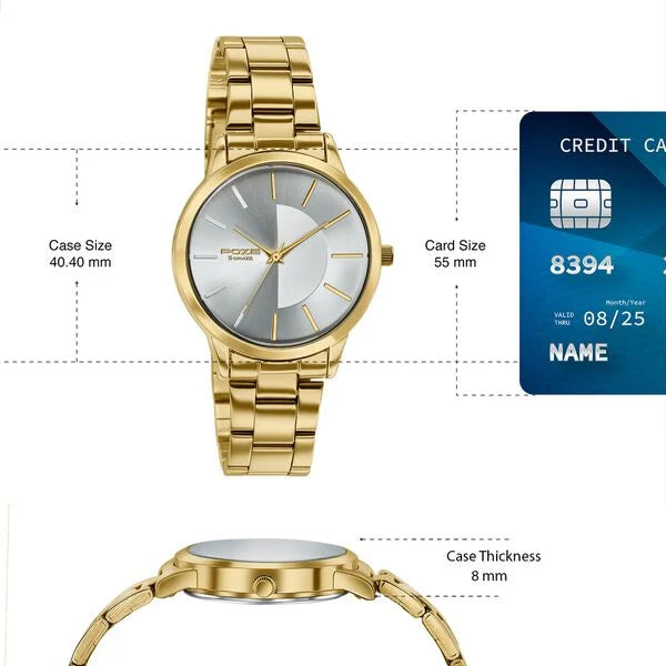 Poze By Sonata Quartz Analog Watch For Women sp80185ym01w