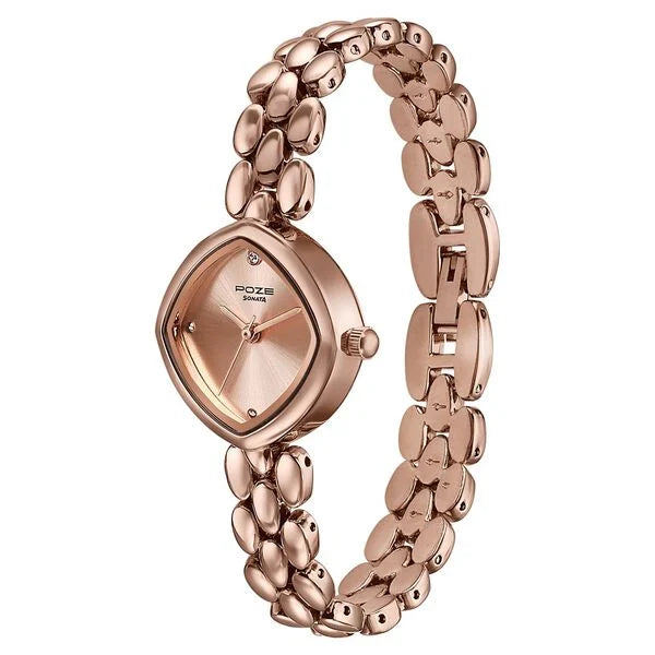Sonata Poze Quartz Analog Watch For Women SP80191WM01W