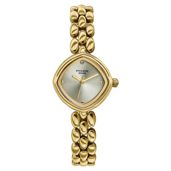 Sonata Poze Quartz Analog Watch For Women SP80191YM01W