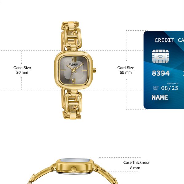 Sonata Poze Quartz Analog Watch For Women SP80194YM01W