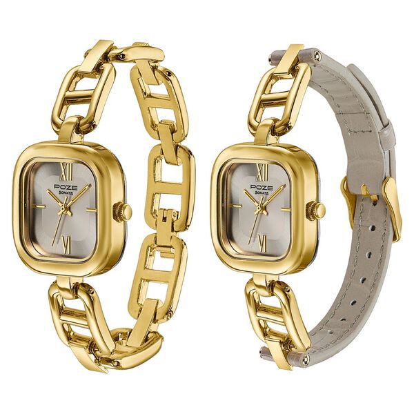 Sonata Poze Quartz Analog Watch For Women SP80194YM01W