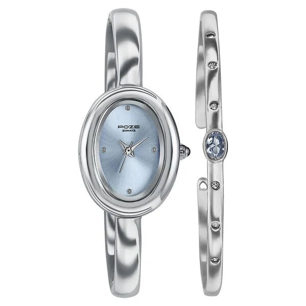 Sonata Poze Quartz Analog Watch For Women SP80197SM01WF
