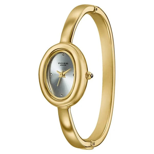 Sonata Poze Quartz Analog Watch For Women sp80197ym01wf