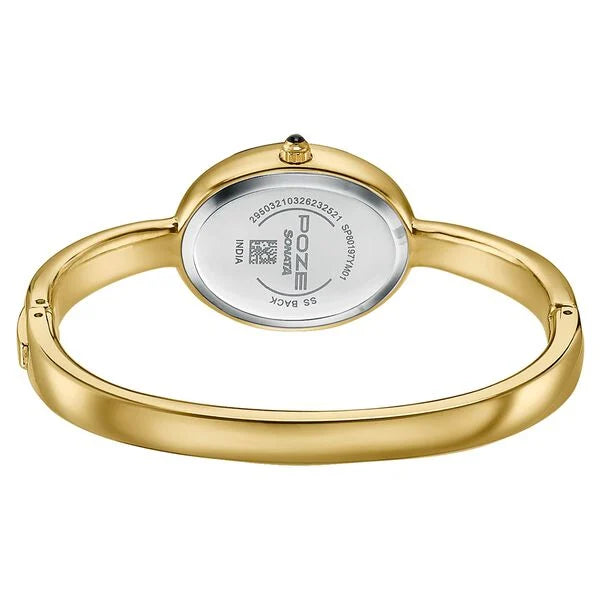 Sonata Poze Quartz Analog Watch For Women sp80197ym01wf