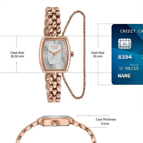 Sonata Poze Quartz Analog Watch For Women SP80198WM01W