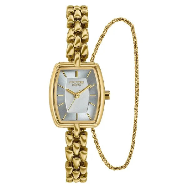 Sonata Poze Quartz Analog Watch For Women SP80198YM01W