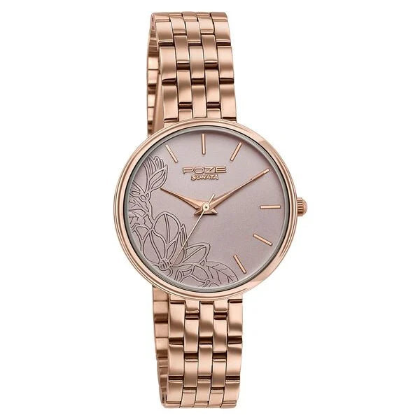 Poze By Sonata Quartz Analog Watch For Women SP80199WM01W