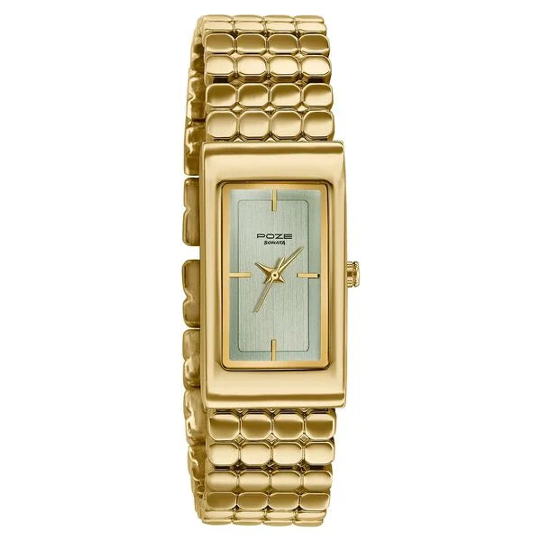Sonata Poze Quartz Analog Watch For Women SP80201YM01W