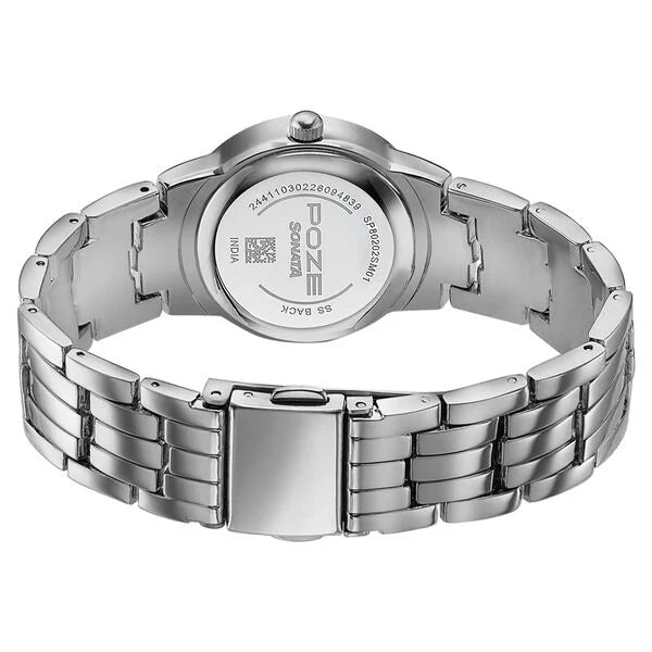 Sonata Poze Quartz Analog Watch For Women SP80202SM01W