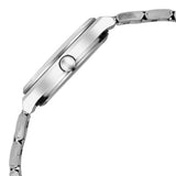 Poze By Sonata Quartz Analog Purple Dial Silver Metal Strap Watch For Women SP80210SM01W