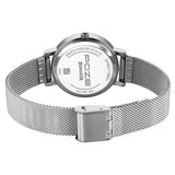 Poze By Sonata Quartz Analog Tiffany Blue Dial Silver Metal Strap Watch For Women SP80211SM01W