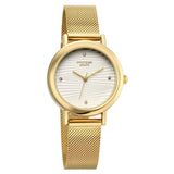 Poze By Sonata Quartz Analog Silver Dial Golden Metal Strap Watch For Women SP80211YM01W
