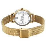 Poze By Sonata Quartz Analog Silver Dial Golden Metal Strap Watch For Women SP80211YM01W