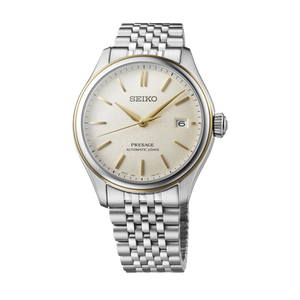 Seiko Presage Classic Series in Delicate Cream Silk - SPB478J1 - KRISHNA WATCH COMPANY