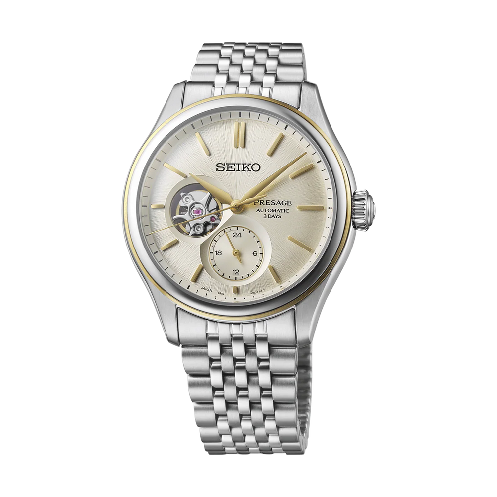Seiko Presage Classic Cream Silk - SPB480J1 - KRISHNA WATCH COMPANY