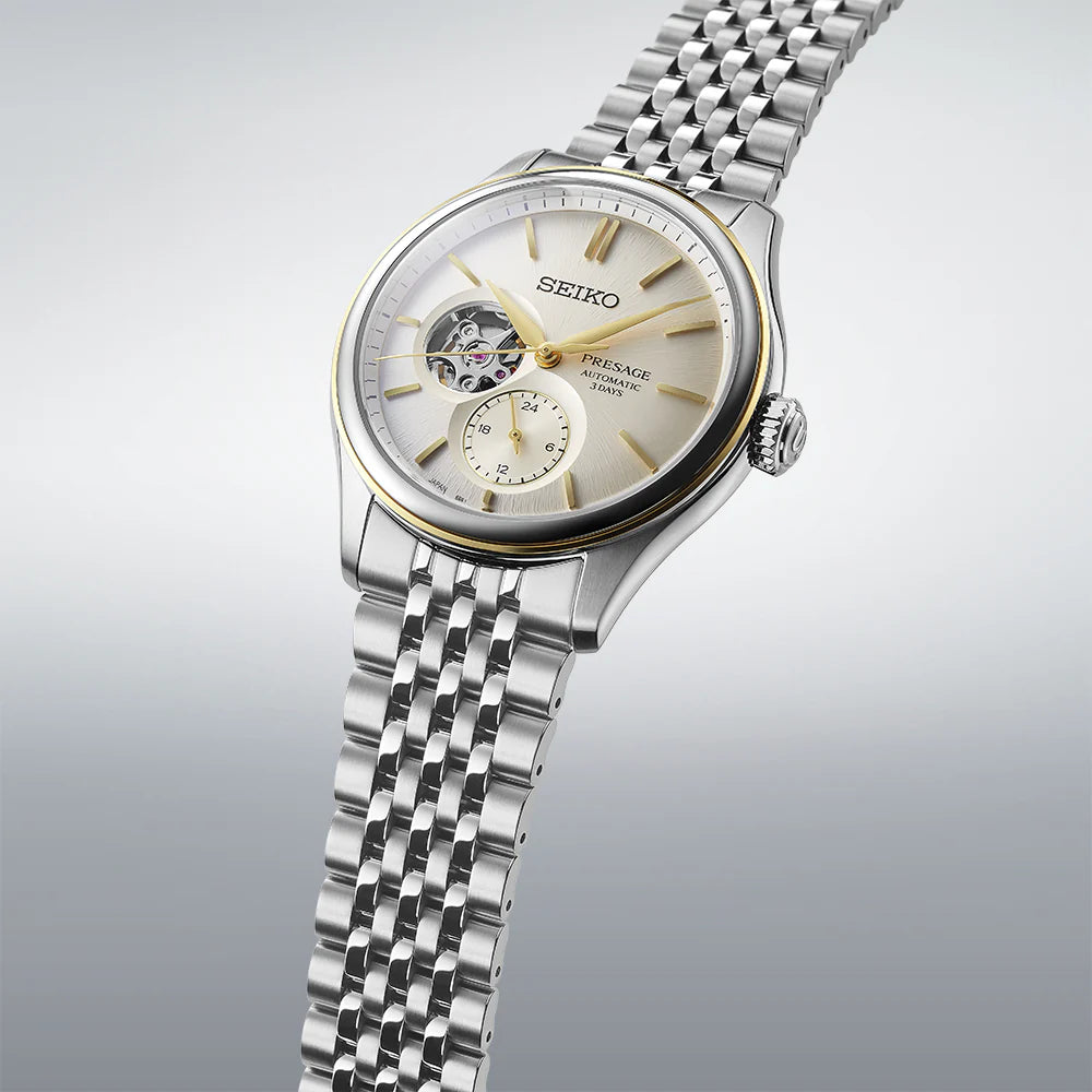 Seiko Presage Classic Cream Silk - SPB480J1 - KRISHNA WATCH COMPANY