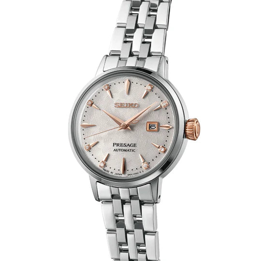 Seiko Presage Cocktail Time ‘Clover Club’ Diamond Twist - SRE009J1 - KRISHNA WATCH COMPANY