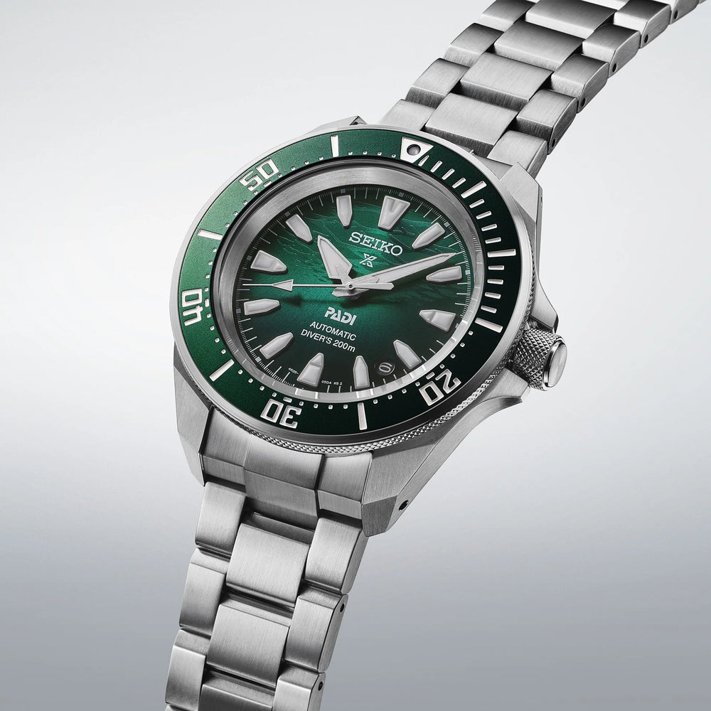 Seiko Prospex PADI 60th Anniversary 4R Compact Mechanical Diver’s Watch in Underwater - SRPL53K1 - KRISHNA WATCH COMPANY