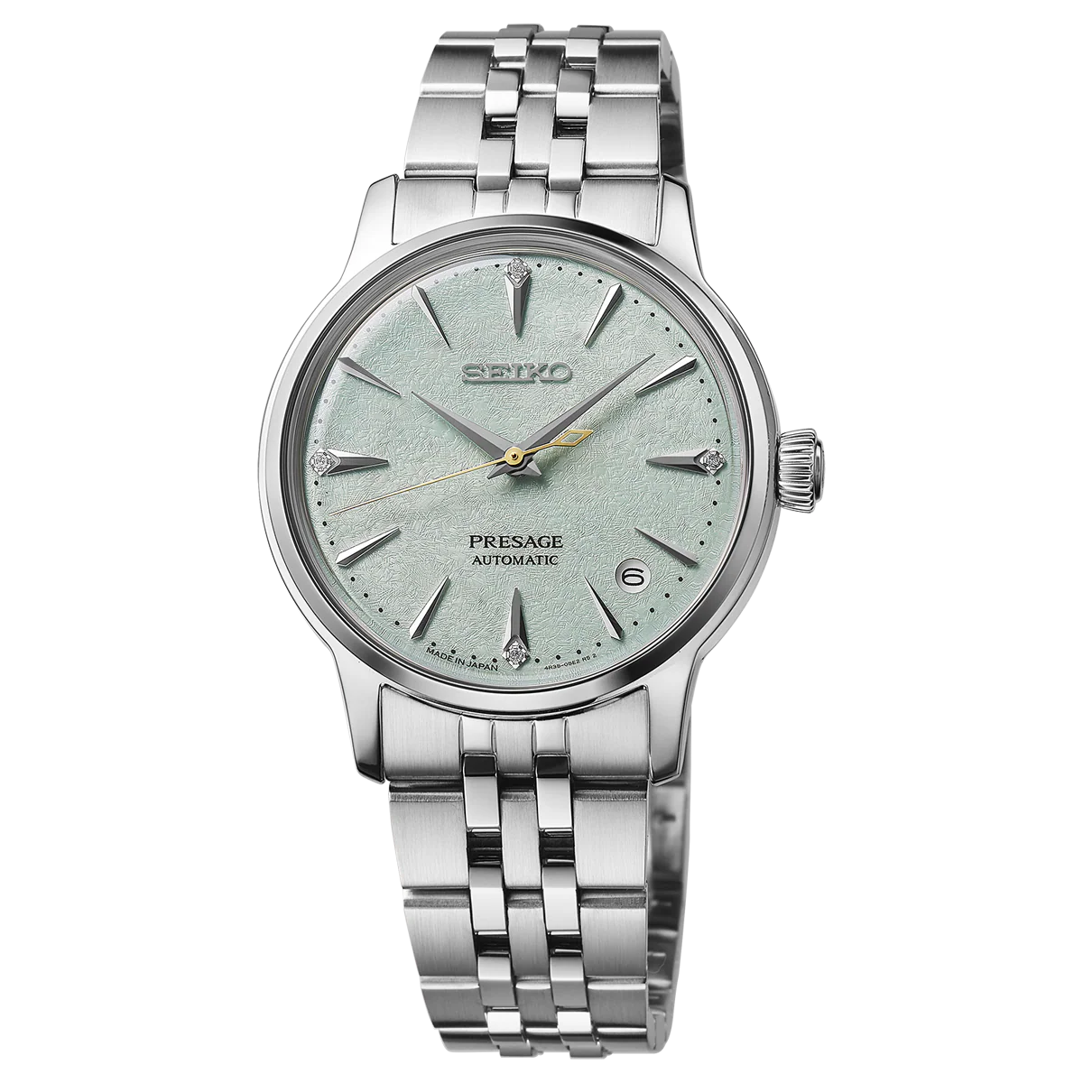 Seiko Presage ‘Frozen Mojito’ Diamond Cocktail Time - SRPL63J1 - KRISHNA WATCH COMPANY